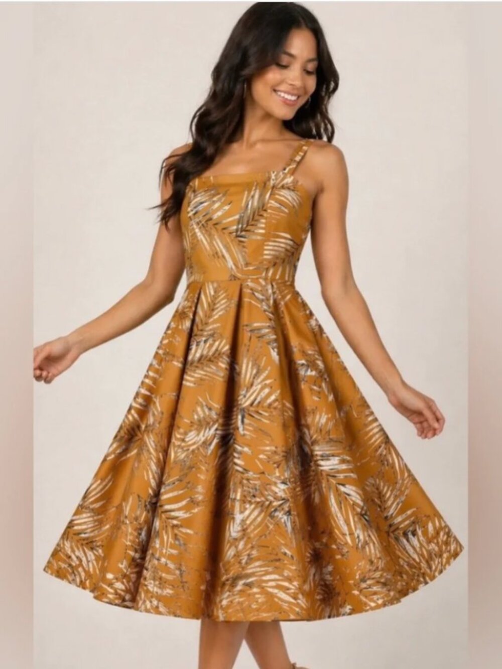 Orange Summer Dress - White House Black Market - 10P - NEVER WORN